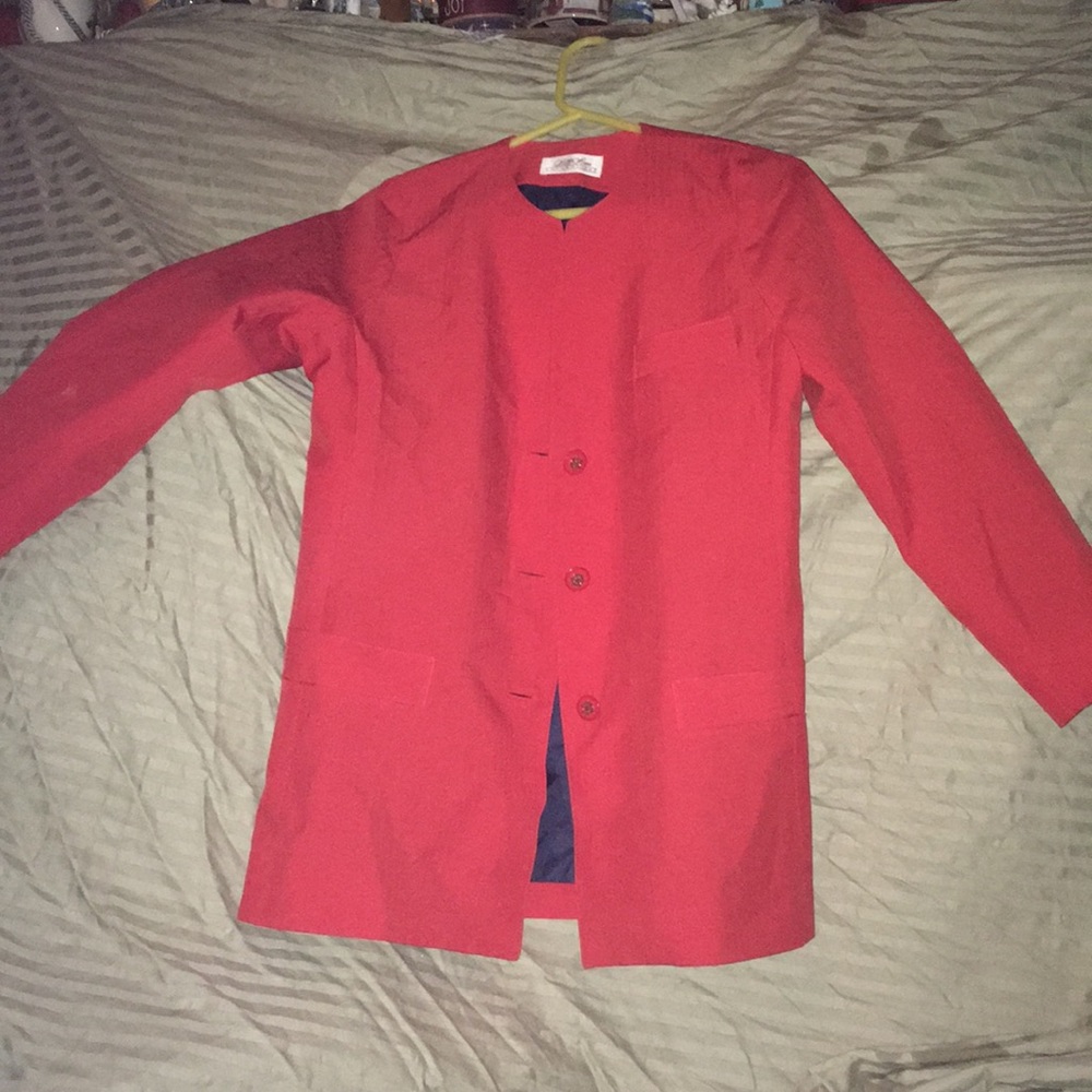 Red w/ black lining Dress Jacket